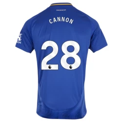 Leicester City Cannon #28 Voetbalshirt 2024-25 Thuistenue Heren