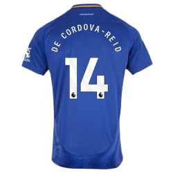 Leicester City De Cordova-reid #14 Voetbalshirt 2024-25 Thuistenue Heren