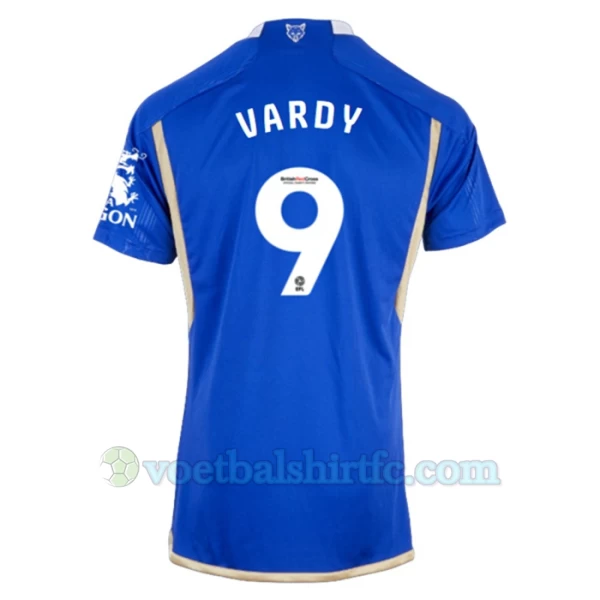 Leicester City Jamie Vardy #9 Voetbalshirt 2023-24 Thuistenue Heren