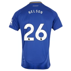 Leicester City Nelson #26 Voetbalshirt 2024-25 Thuistenue Heren