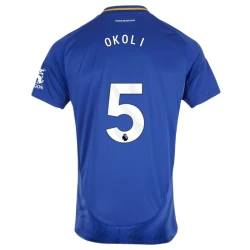 Leicester City Okoli #5 Voetbalshirt 2024-25 Thuistenue Heren