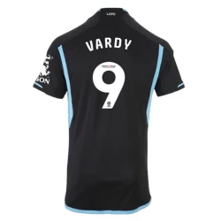 Leicester City Voetbalshirt 2023-24 Jamie Vardy #9 Uittenue Heren