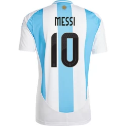 Lionel Messi #10 Argentinië Voetbalshirt Copa America 2024 Thuistenue Heren