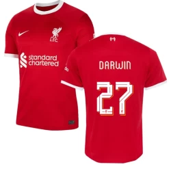 Liverpool FC Darwin #27 Voetbalshirt 2023-24 UCL Thuistenue Heren