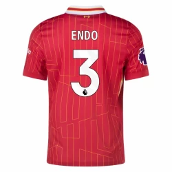 Liverpool FC Endo #3 Voetbalshirt 2024-25 Thuistenue Heren
