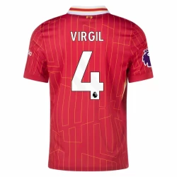 Liverpool FC Virgil van Dijk #4 Voetbalshirt 2024-25 Thuistenue Heren