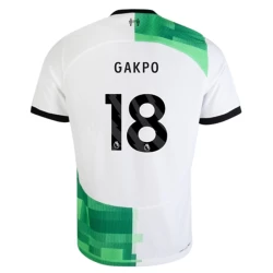 Liverpool FC Voetbalshirt 2023-24 Cody Gakpo #18 Uittenue Heren