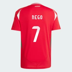 Loic Nego #7 Hongarije Voetbalshirt EK 2024 Thuistenue Heren