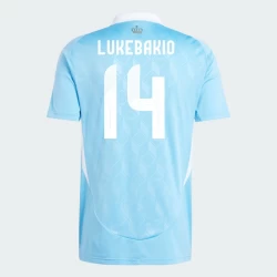 Lukebakio #14 België Voetbalshirt EK 2024 Uittenue Heren