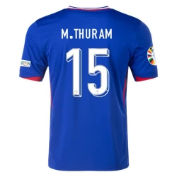 M. Thuram #15 Frankrijk Voetbalshirt EK 2024 Thuistenue Heren