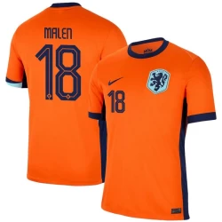 Malen #18 Nederlands Voetbalshirt EK 2024 Thuistenue Heren
