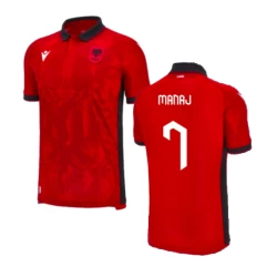 Manaj #7 Albanië Voetbalshirt EK 2024 Thuistenue Heren