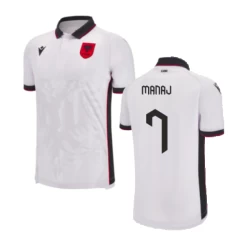 Manaj #7 Albanië Voetbalshirt EK 2024 Uittenue Heren