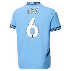 Manchester City Ake #6 Voetbalshirt 2024-25 Thuistenue Heren