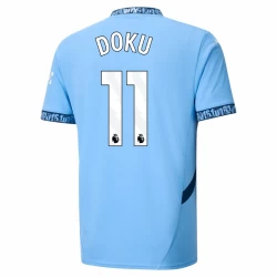 Manchester City Doku #11 Voetbalshirt 2024-25 Thuistenue Heren