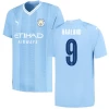 Manchester City Erling Haaland #9 Voetbalshirt 2023-24 Thuistenue Heren