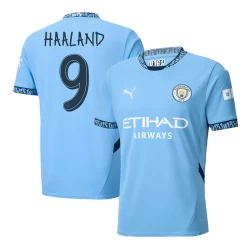 Manchester City Erling Haaland #9 Voetbalshirt 2024-25 UCL Thuistenue Heren