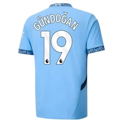 Manchester City Gundogan #19 Voetbalshirt 2024-25 Thuistenue Heren