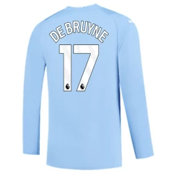 Manchester City Kevin De Bruyne #17 Voetbalshirt 2023-24 Thuistenue Heren Lange Mouw