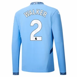 Manchester City Kyle Walker #2 Voetbalshirt 2024-25 Thuistenue Heren Lange Mouw