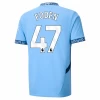 Manchester City Phil Foden #47 Voetbalshirt 2024-25 Thuistenue Heren