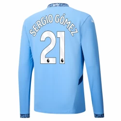 Manchester City Sergio Gomez #21 Voetbalshirt 2024-25 Thuistenue Heren Lange Mouw