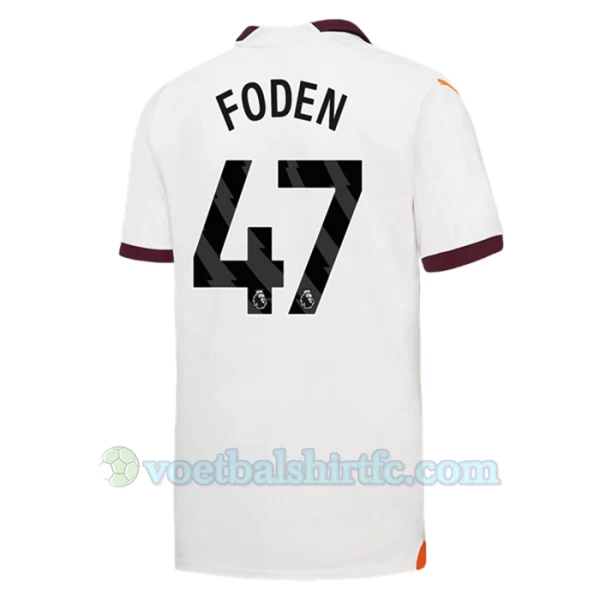 Manchester City Voetbalshirt 2023-24 Phil Foden #47 Uittenue Heren