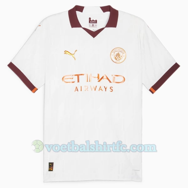 Manchester City Voetbalshirt 2023-24 Uittenue Heren