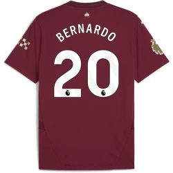 Manchester City Voetbalshirt 2024-25 Bernardo Silva #20 Uittenue Heren