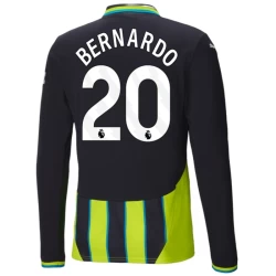 Manchester City Voetbalshirt 2024-25 Bernardo Silva #20 Uittenue Heren Lange Mouw