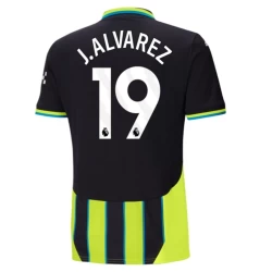 Manchester City Voetbalshirt 2024-25 J. Alvarez #19 Uittenue Heren