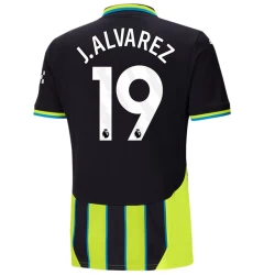 Manchester City Voetbalshirt 2024-25 J. Alvarez #9 Uittenue Heren