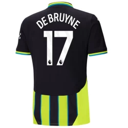 Manchester City Voetbalshirt 2024-25 Kevin De Bruyne #17 Uittenue Heren