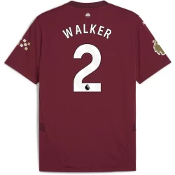 Manchester City Voetbalshirt 2024-25 Kyle Walker #2 Uittenue Heren