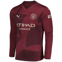 Manchester City Voetbalshirt 2024-25 Thirdtenue Heren Lange Mouw