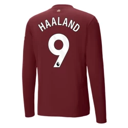 Manchester City Voetbalshirt Erling Haaland #9 2024-25 Thirdtenue Heren Lange Mouw