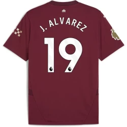 Manchester City Voetbalshirt J. Alvarez #19 2024-25 Thirdtenue Heren