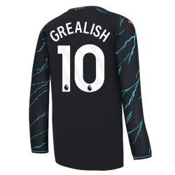 Manchester City Voetbalshirt Jack Grealish #10 2023-24 Thirdtenue Heren Lange Mouw
