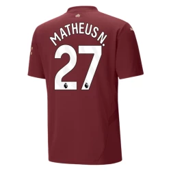 Manchester City Voetbalshirt Matheus N. #27 2024-25 Thirdtenue Heren