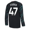 Manchester City Voetbalshirt Phil Foden #47 2023-24 Thirdtenue Heren Lange Mouw