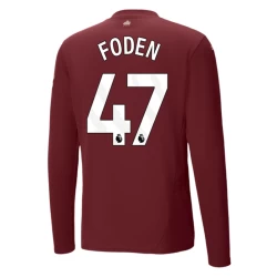 Manchester City Voetbalshirt Phil Foden #47 2024-25 Thirdtenue Heren Lange Mouw