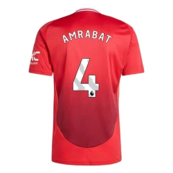 Manchester United Amrabat #4 Voetbalshirt 2024-25 Thuistenue Heren