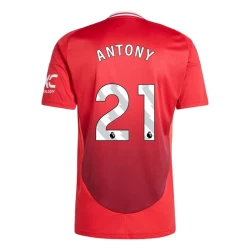 Manchester United Antony #21 Voetbalshirt 2024-25 Thuistenue Heren