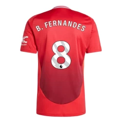 Manchester United Bruno Fernandes #8 Voetbalshirt 2024-25 Thuistenue Heren