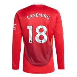 Manchester United Casemiro #18 Voetbalshirt 2024-25 Thuistenue Heren Lange Mouw