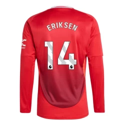 Manchester United Christian Eriksen #14 Voetbalshirt 2024-25 Thuistenue Heren Lange Mouw