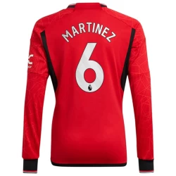 Manchester United Emiliano Martínez #6 Voetbalshirt 2023-24 Thuistenue Heren Lange Mouw