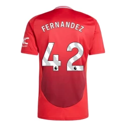 Manchester United Fernandez #42 Voetbalshirt 2024-25 Thuistenue Heren