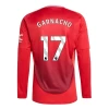 Manchester United Garnacho #17 Voetbalshirt 2024-25 Thuistenue Heren Lange Mouw