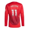 Manchester United Hojlund #11 Voetbalshirt 2024-25 Thuistenue Heren Lange Mouw